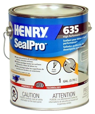 Sealpro 635 Step 3 Clear Concrete Finishing Sealer, 1-gallon For Durable Protection