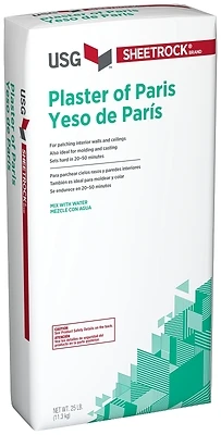 USG 380261 Plaster of Paris, Off-White Powder, 25 Lb. Bag