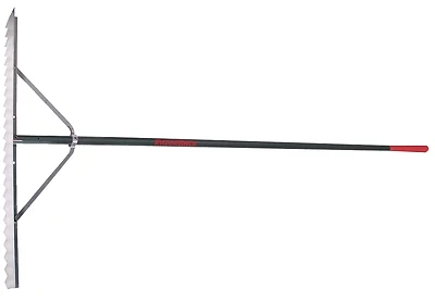 36 In. Aluminum Contractor Lute Rake - Heavy-duty Asphalt Leveling Tool