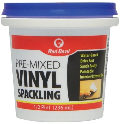 1/2 Pint Vinyl Spackling Compound By Red Devil - Model 0532