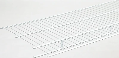 Closetmaid 1078 Wire Shelf & Rod, 96 In. W x 12 In. D, White
