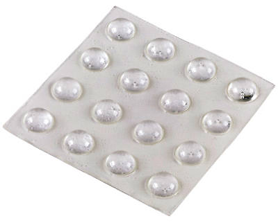 Shepherd Vinyl Self Adhesive Round Pads, Clear, 3/4 In., 8 Pk, Model 9965