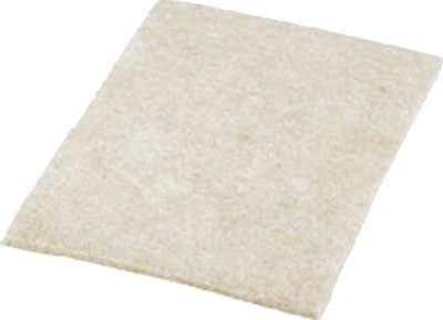 Shepherd 9950 Felt Self-Adhesive Protective Pads, Beige, 4-1/4 x 6 In., 2-Pack