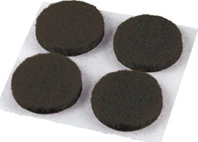Shepherd 9959 Brown Round Felt Pads, 3/4 In., 12-Pack