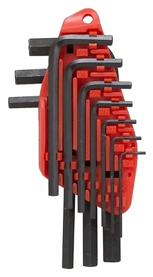 10 Piece Short Arm Hex Key Set, Sae Measurement, Model Tw-050-04