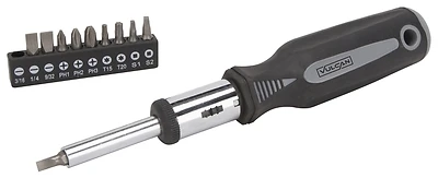 Vulcan TCC1011 11-in-1 Ratcheting Screwdriver Set, Cushion Grip