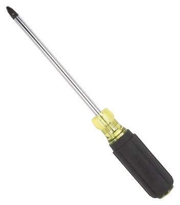 Phillips Screwdriver No. 3, 6 Inch Shank Length, Soft Rubber Grip Handle