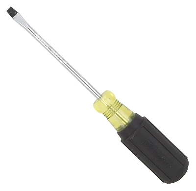 Slotted Screwdriver 3/16" X 4" With Magnetic Tip And Soft-grip Handle