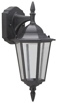 7146004 Twin Pack Outdoor Led Wall Lanterns, 80 Cri, 3000 K, Black