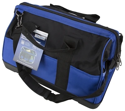 Vulcan JL-89022P Contractor Tool Bag, 22 Pocket, 17 In, Nylon
