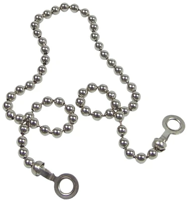 15 Inch Stainless Steel Beaded Chain For Sinks And Drains