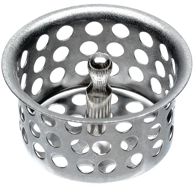 1-9/16 In. Chrome Stainless Steel Kitchen Sink Strainer Basket