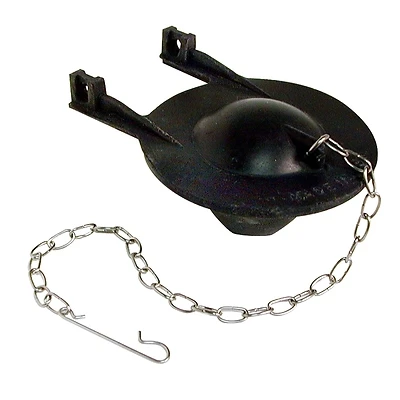 Universal Toilet Flapper Black Rubber For Efficient Leak Repair
