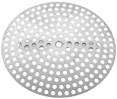 Chrome Metal Shower Drain Cover, 3-3/8 Inch, Clip-style Design
