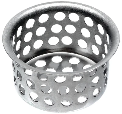 1-1/2 Inch Chrome Stainless Steel Crumb Cup Drain Strainer Basket