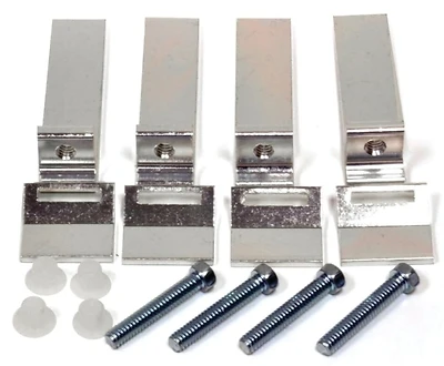 Sink Clips For Tile Counter, Adjustable, Rust-resistant Metal, 4 Pk, Model 88488