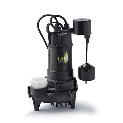 3/4 Hp 6000 Gph Cast Iron Vertical Float Switch Submersible Sump Pump