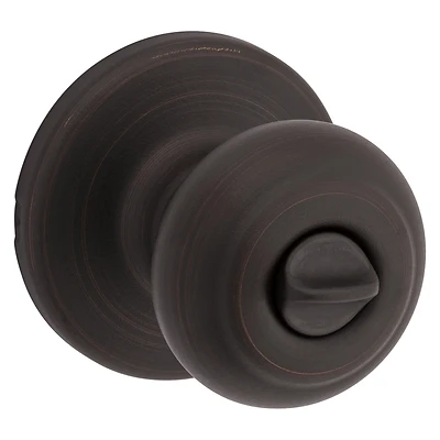 Cove Venetian Bronze Privacy Door Knob Lockset Model 300cv11prcalrcsv1