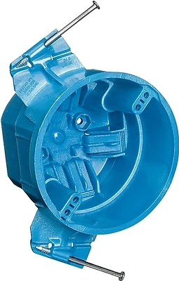 Carlon BH525A-UPC SuperBlue Ceiling Box, 4x4x3 In., 1-Gang, 50 Lb.