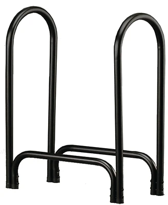Shelter SLRS Firewood Log Rack, Tubular Steel, Black Powder Coat, 28 In.