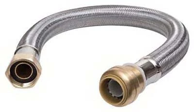 U3068flex18lf 18 Inch Stainless Steel Water Heater Connector For Reliable Plumbing