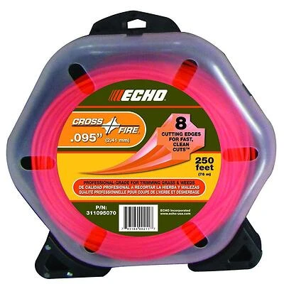 Echo 311095070 Cross-Fire Trimmer Line, .095 In, 250 Ft