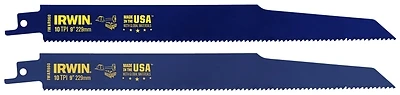 Bi-metal Reciprocating Saw Blades, 9 Inch, 10 Teeth Per Inch, 2 Pack