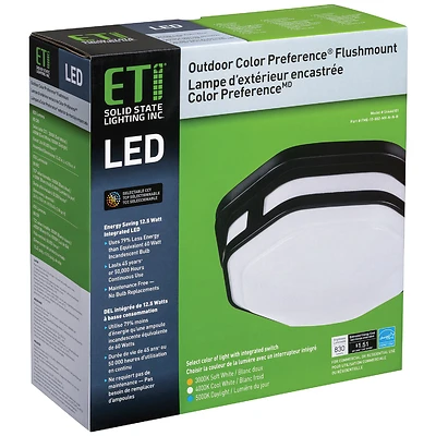 11 In. Color Preference Led Outdoor Flush Mount Light Fixture - Model 54466101