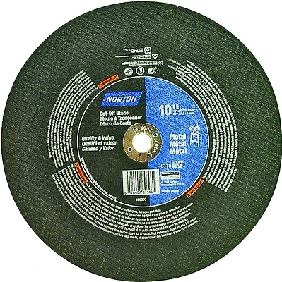 Norton 10 Inch Aluminum Oxide Cut-off Wheel For Metal Cutting - Model 07660789390