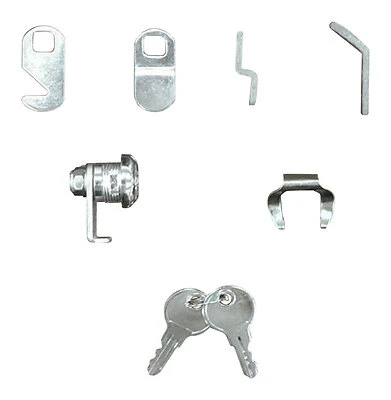 Gibraltar Mailboxes LOCKSTAM Cam Lock Replacement Kit, Steel, 2 Keys