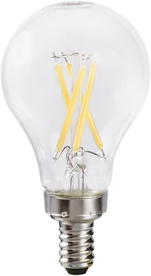 Sylvania 40774 A15 LED Bulb, Soft White, 40W Equivalent, E12 Base, 2-Pack