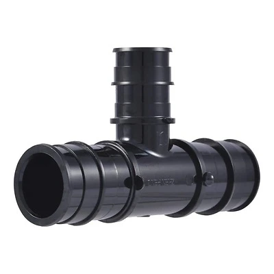 PEXA Poly Expansion Tee, 1 x 1 x 3/4 In., 5-Pk.