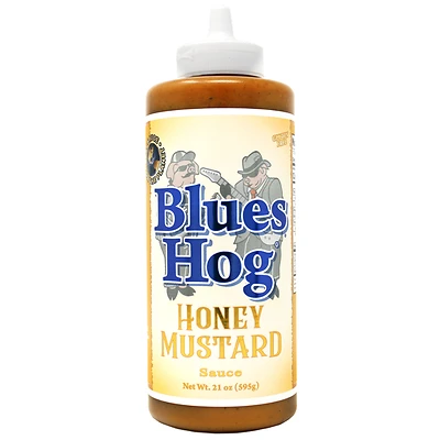 Blues Hog 70310 Honey Mustard BBQ Sauce, 21 oz Squeeze Bottle