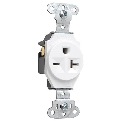 Pass & Seymour 20A Heavy-Duty Single Outlet