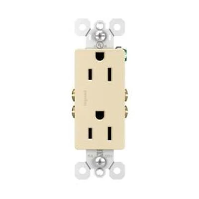 Pass & Seymour Decor Outlet 15A 125V 2P 3W Ivory