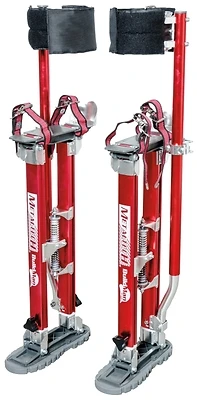 Buildman Grade Adjustable Drywall Stilts 24 In. To 40 In. Heavy Duty