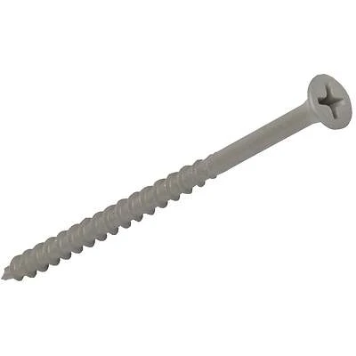 Standard #8 X 2-1/2 In. Phillips Gray Wood Deck Screw Pail