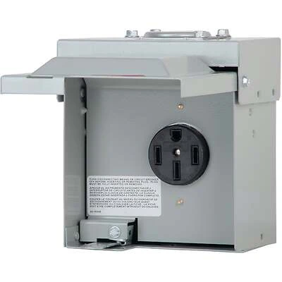 50a Nema 14-50r 125v/250v Rv Utility Power Outlet Panel Chu1s