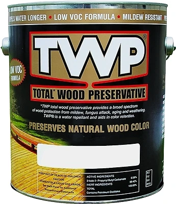 Exterior Wood Stain, Light Cedar, 1-Gallon