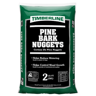 2 Cu. Ft. Medium Pine Decorative Bark Mulch Nuggets