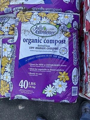 40 Lb. Cow Manure & Compost - Organic Soil Conditioner For Gardens