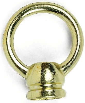 Jandorf 60242 Swag Hook Ceiling Loop, Brass Finish, 1-3/8-In. Female x 1/8-In. IP