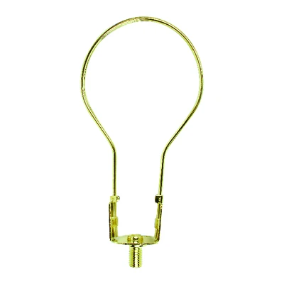 Jandorf 60120 Clip-On Lamp Shade Adapter, Brass Finish