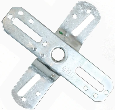Jandorf 60205 Wall Fixture Offset Swivel Crossbar, Zinc, 1/8 IP, 4-In.