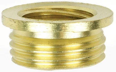 Jandorf 60145 Lamp IP Reducer, Brass Finish, 1/8 Male x 1/4-27 Female
