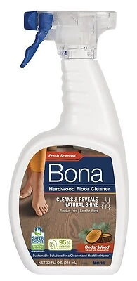 Bona WM700051223 Hardwood Floor Cleaner, Cedarwood Scent, 32 oz