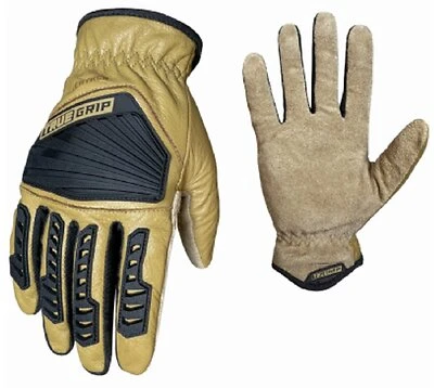 Leather Hybrid Impact Gloves, Men's L