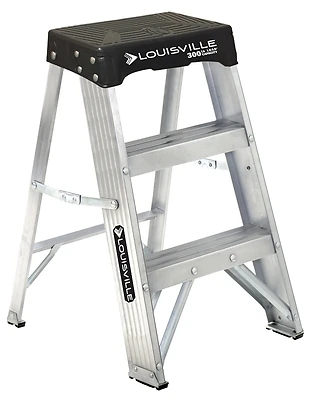 Louisville AS3002 Step Ladder, Aluminum, Type IA, 2-Ft., 300-Lb.