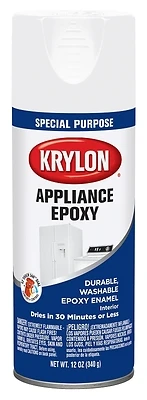 Gloss Epoxy White 12 Oz. Appliance Spray Paint - Durable Finish For Appliances