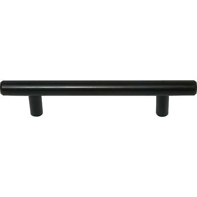 Melrose 3-3/4 In. Matte Black Steel T-bar Cabinet Drawer Pull - Model 87120